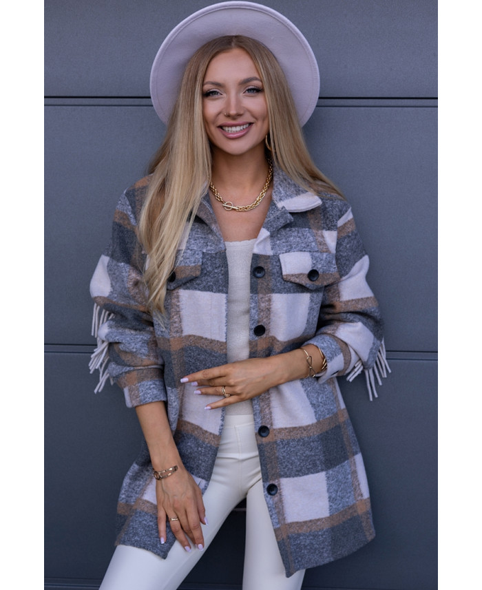 Kurtka Koszulowa Mikka Szara