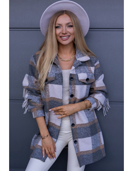 Kurtka Koszulowa Mikka Szara