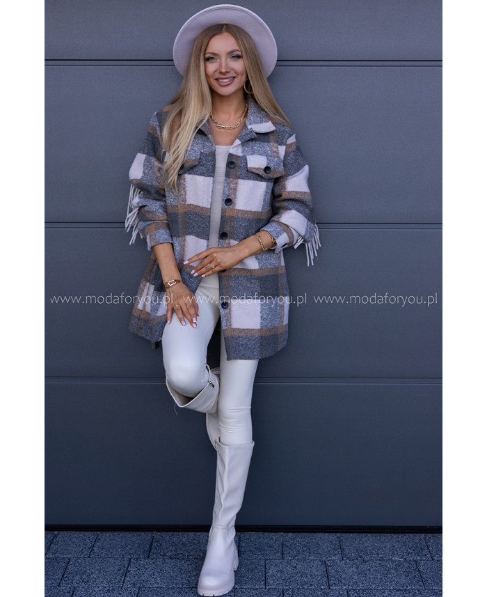 Kurtka Koszulowa Mikka Szara