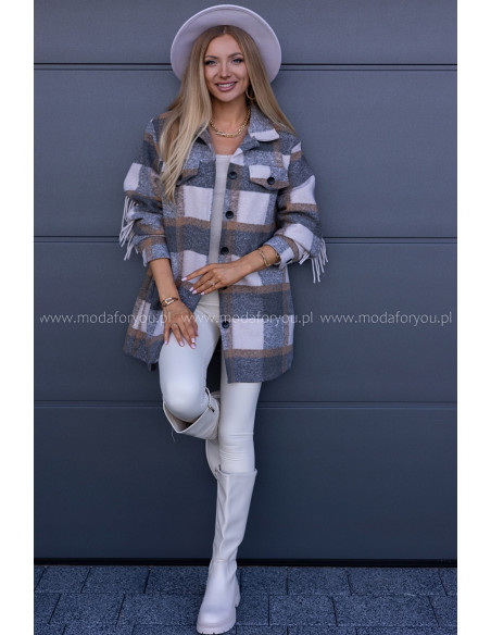 Kurtka Koszulowa Mikka Szara