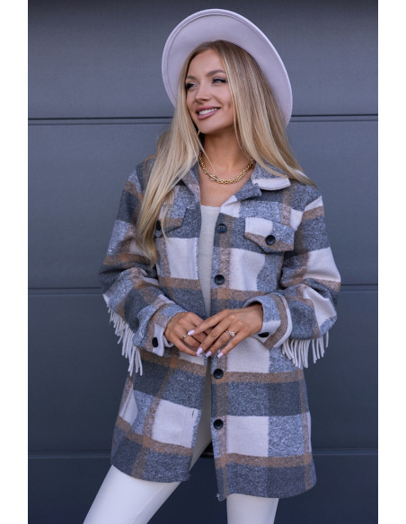 Kurtka Koszulowa Mikka Szara