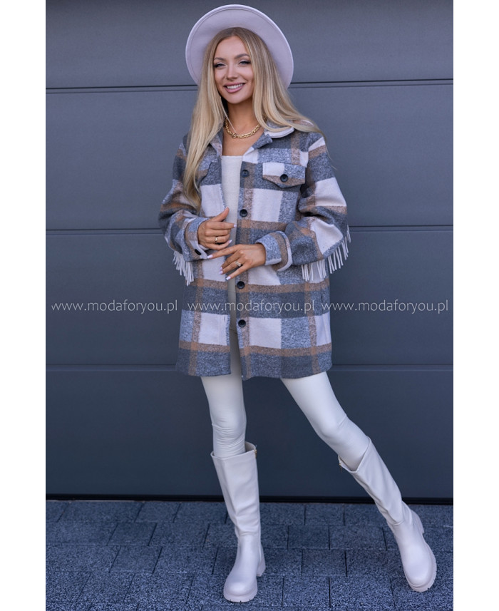 Kurtka Koszulowa Mikka Szara