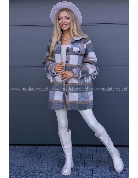 Kurtka Koszulowa Mikka Szara