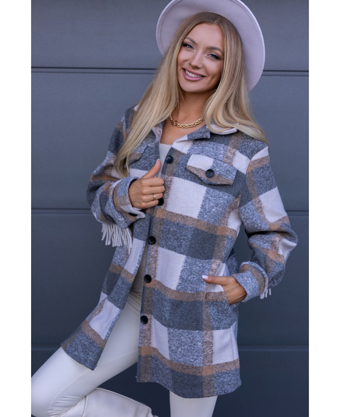 Kurtka Koszulowa Mikka Szara