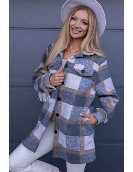 Kurtka Koszulowa Mikka Szara