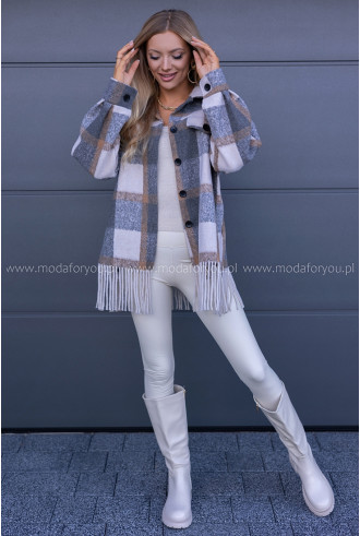 Kurtka Koszulowa Didi Szara 2