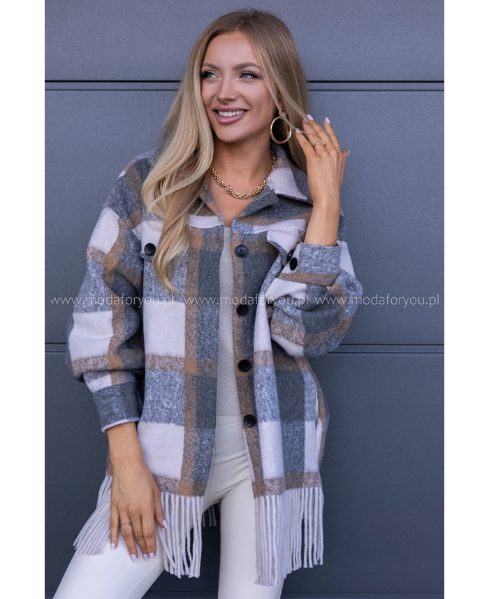 Kurtka Koszulowa Didi Szara