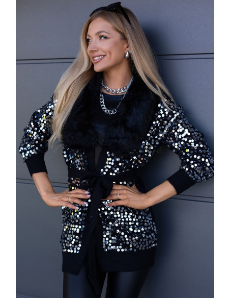 Sweter Kardigan Goom Czarny