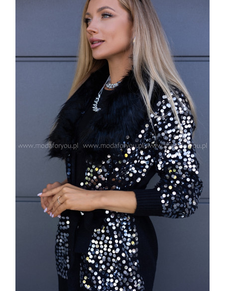 Sweter Kardigan Goom Czarny