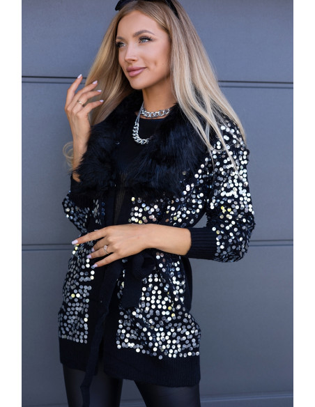 Sweter Kardigan Goom Czarny