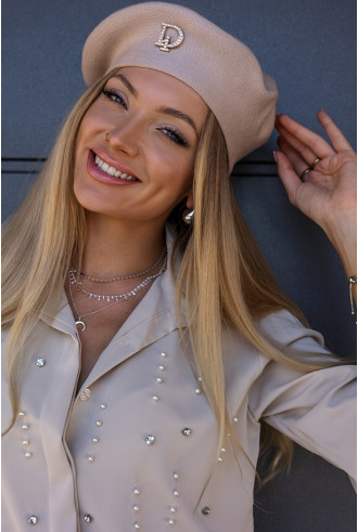 Beret Didi Jasny Beż