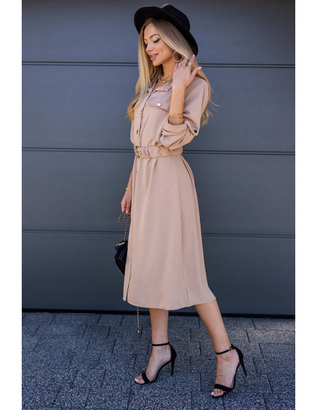 Sukienka Bello Beżowa