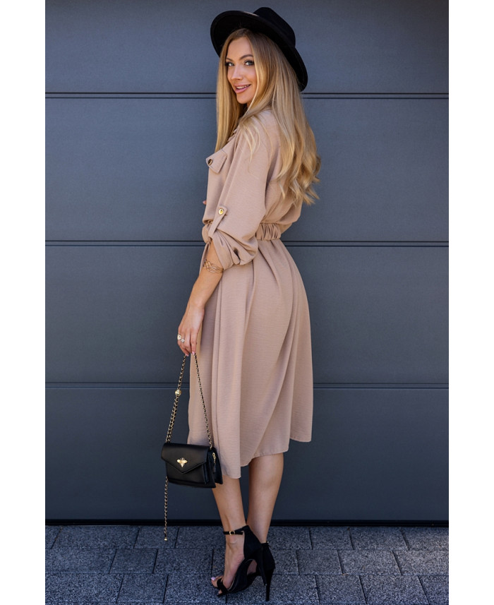 Sukienka Bello Beżowa