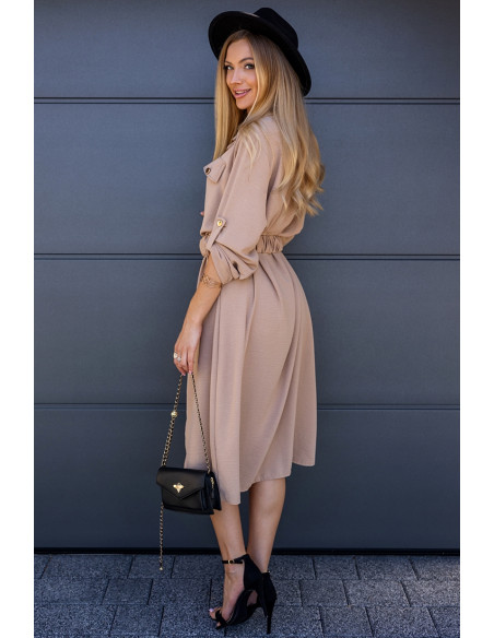 Sukienka Bello Beżowa