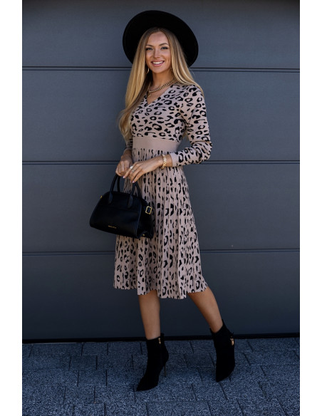 Sukienka Swetrowa w Centki