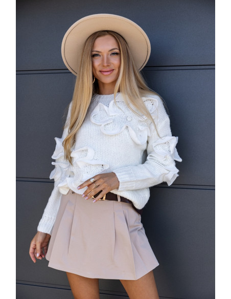 Krótkie Spodenki Figo Beżowe