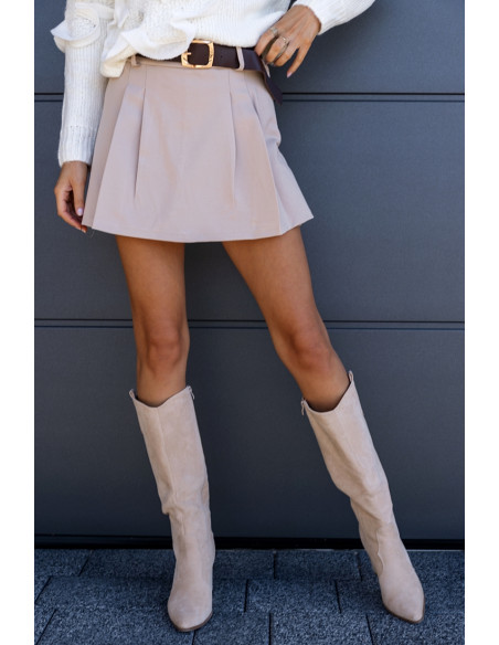 Krótkie Spodenki Figo Beżowe