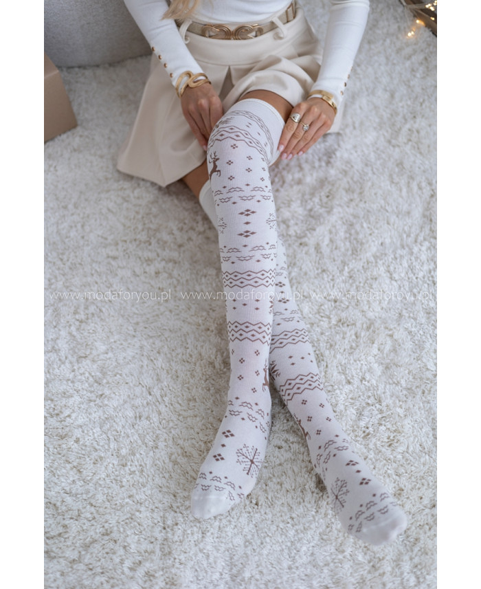 Zakolanówki Snow Ekri