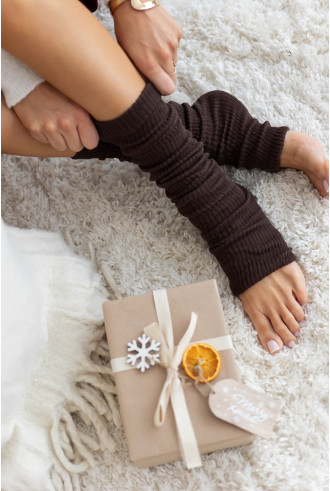 Getry Ocieplacze Basic Brązowe