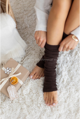 Getry Ocieplacze Basic Brązowe 2