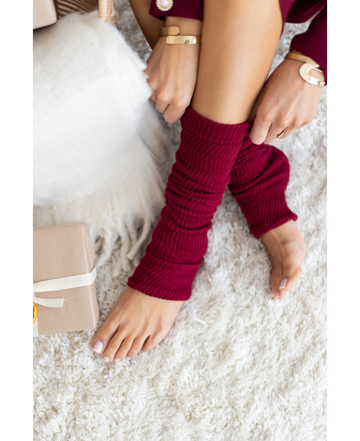 Getry Ocieplacze Basic Bordowe