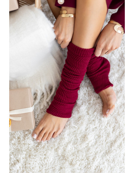 Getry Ocieplacze Basic Bordowe