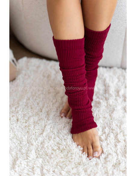 Getry Ocieplacze Basic Bordowe