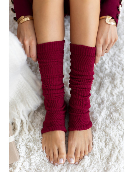 Getry Ocieplacze Basic Bordowe