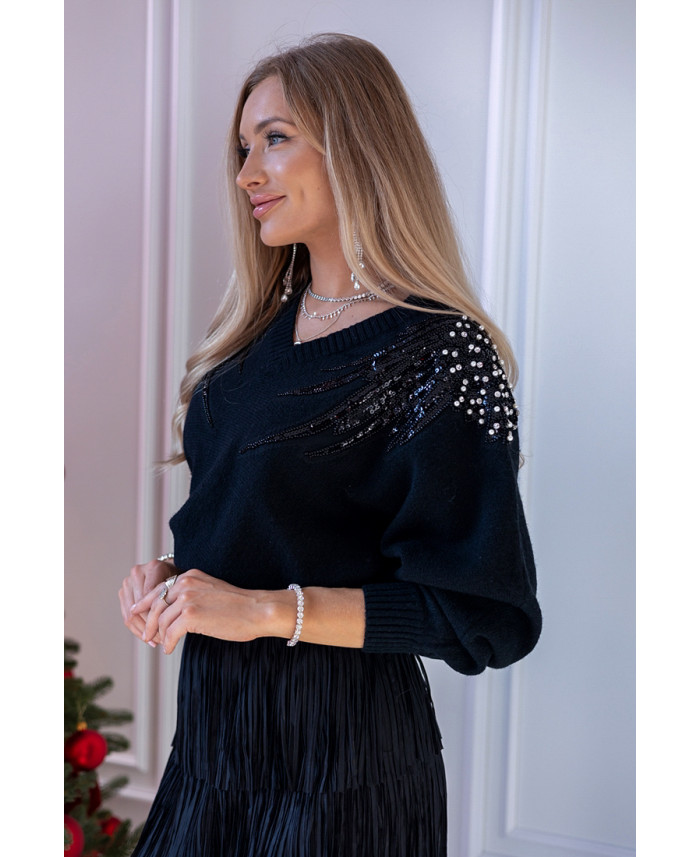 Sweter Wing Czarny