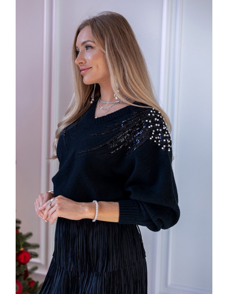 Sweter Wing Czarny