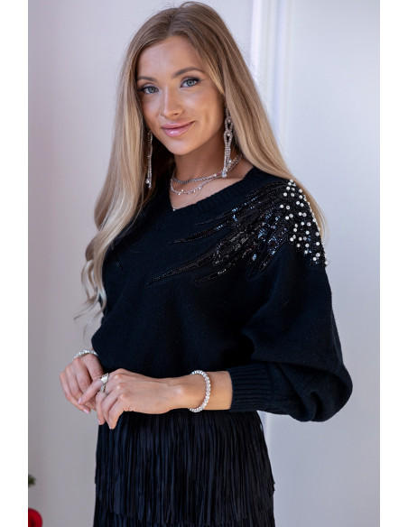 Sweter Wing Czarny
