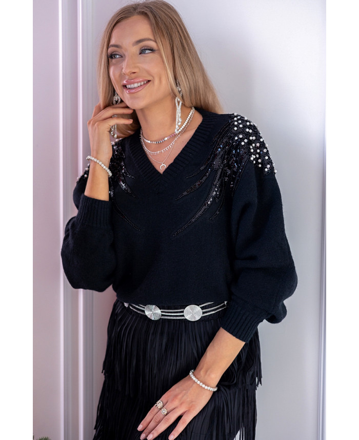 Sweter Wing Czarny
