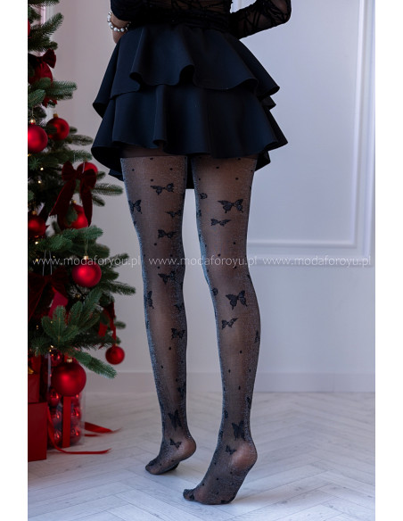 Rajstopy Butterfly Silver