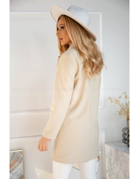 Płaszcz Dyplomatka Jasny Beż