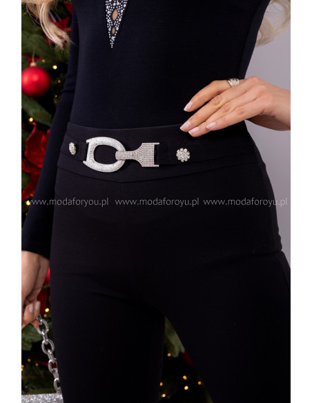 Spodnie Madame Czarne