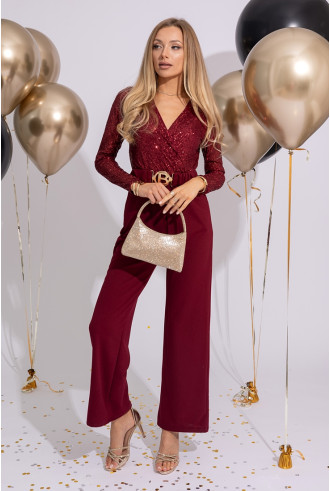 Kombinezon Luccy Burgundowy