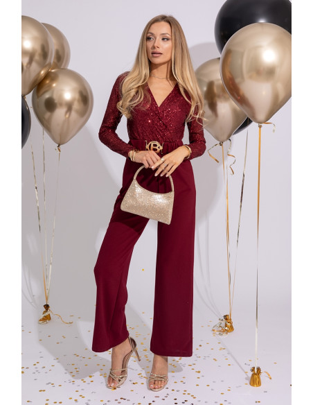 Kombinezon Luccy Burgundowy