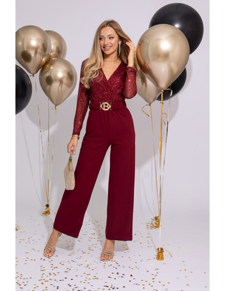 Kombinezon Luccy Burgundowy