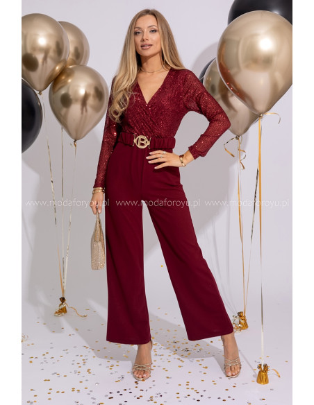 Kombinezon Luccy Burgundowy