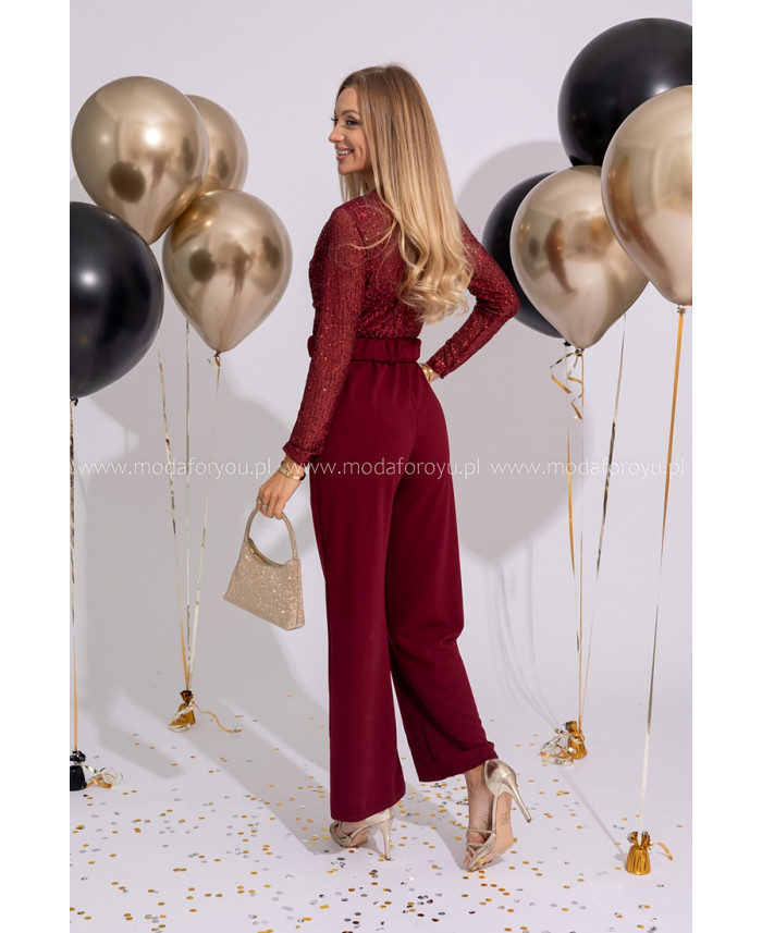 Kombinezon Luccy Burgundowy