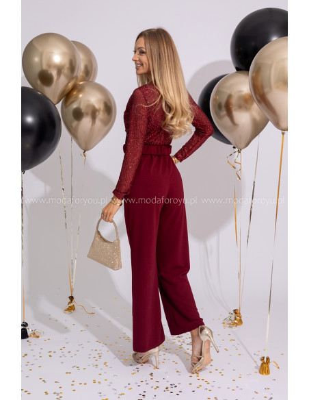 Kombinezon Luccy Burgundowy