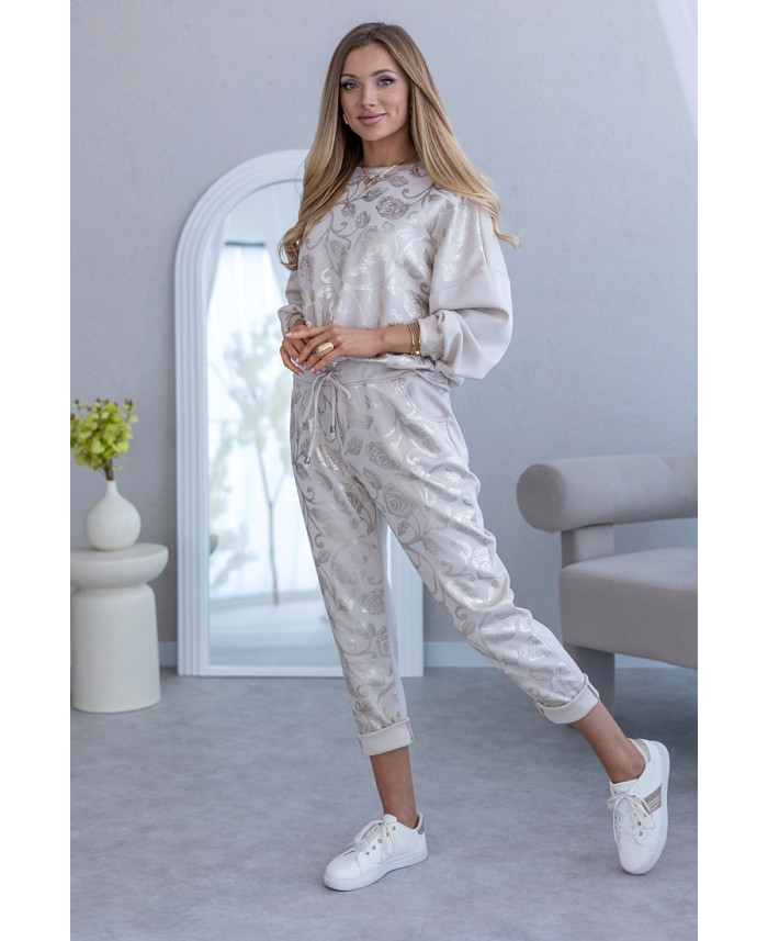 Spodnie Rossa Gold Beżowe