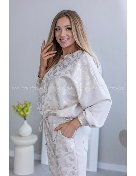 Bluza Rossa Gold Beżowa