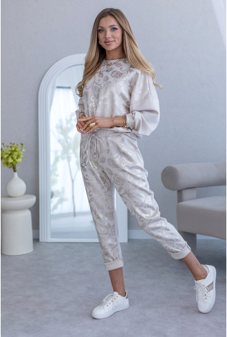 Bluza Rossa Gold Beżowa 2