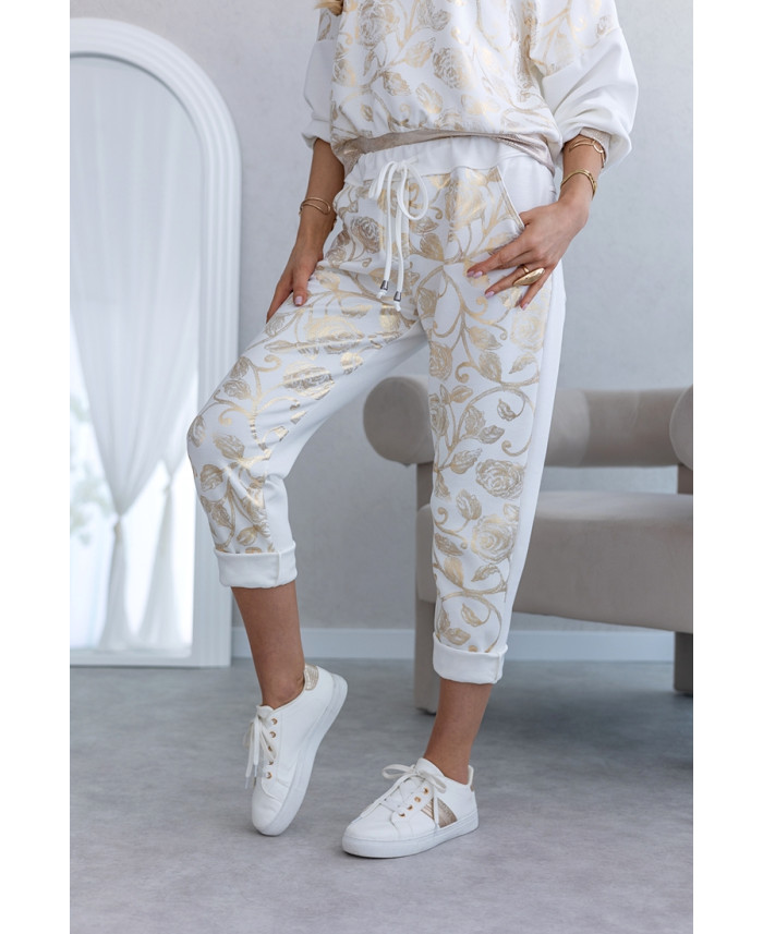 Spodnie Rossa Gold Ekri