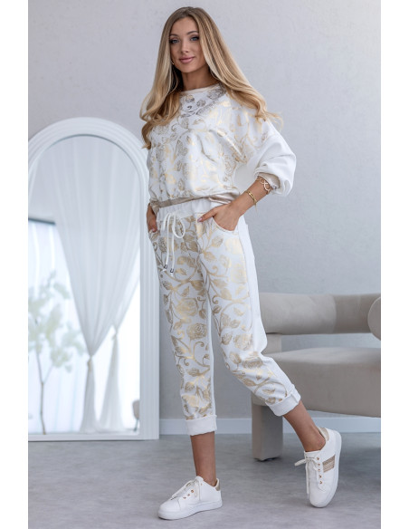 Spodnie Rossa Gold Ekri