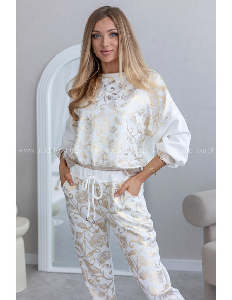 Spodnie Rossa Gold Ekri