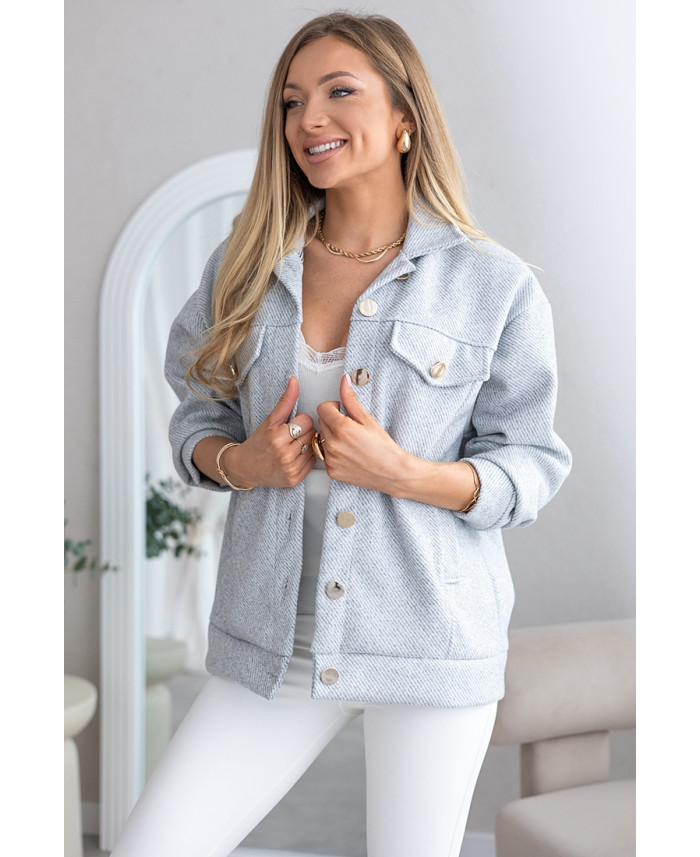 Kurtka Koszulowa Monte Szara