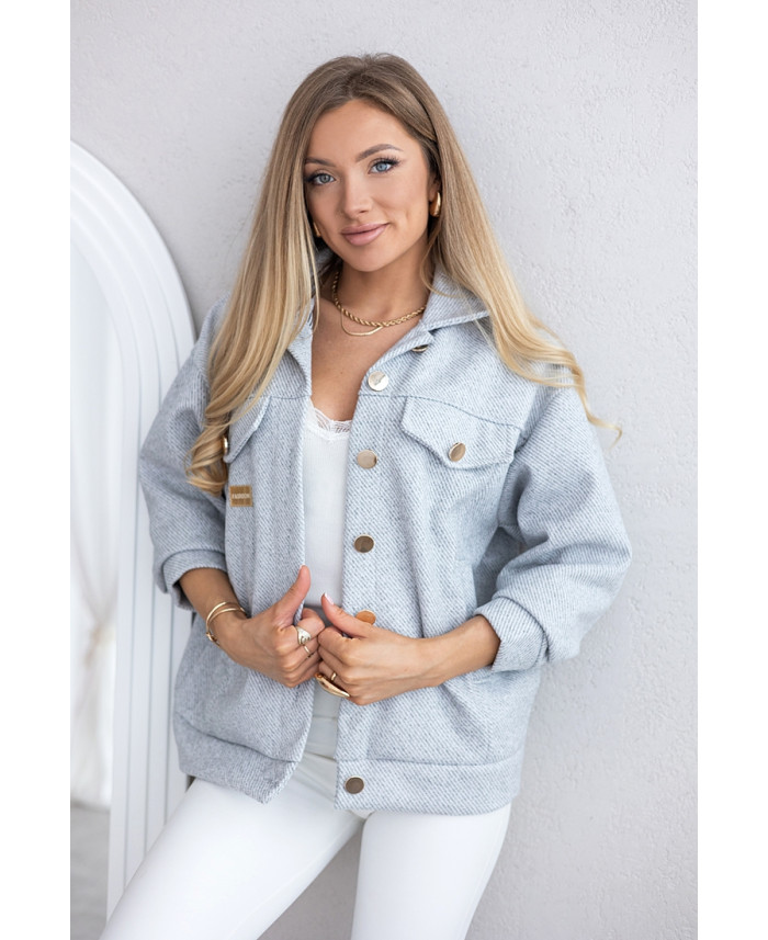 Kurtka Koszulowa Monte Szara