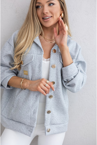 Kurtka Koszulowa Monte Szara